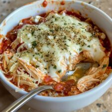 Chicken Parm Cottage Cheese Bowl: A Cozy Comfort Food