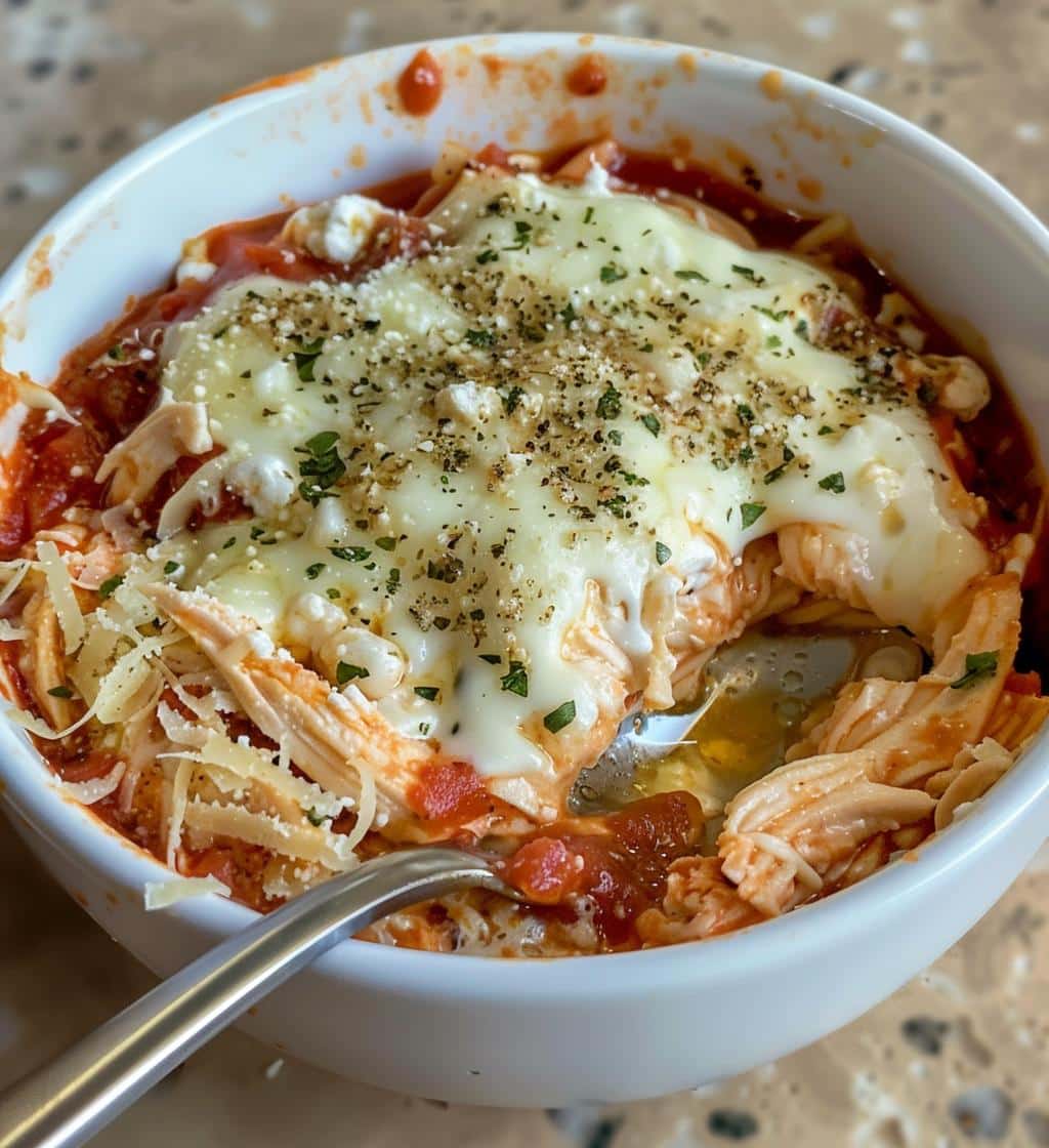 Chicken Parm Cottage Cheese Bowl