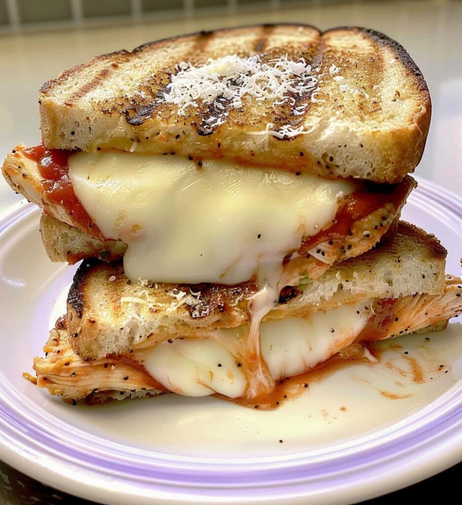 Chicken Parmesan Grilled Cheese