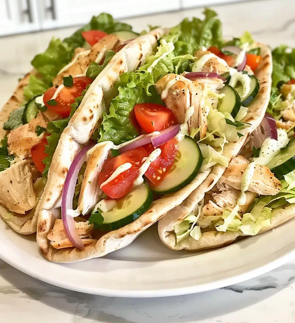Chicken Pitas - detail 1