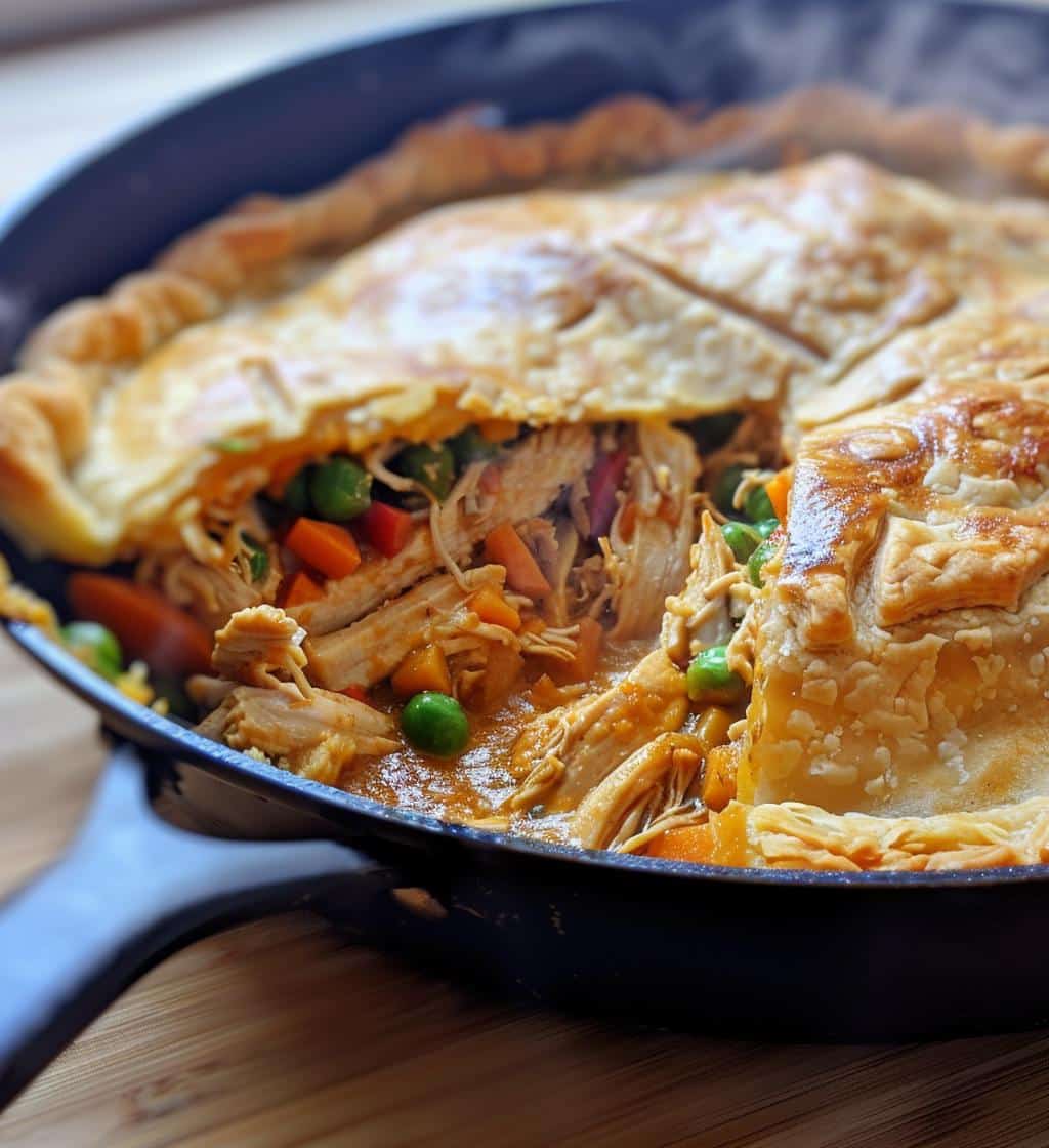 Chicken Pot Pie Skillet