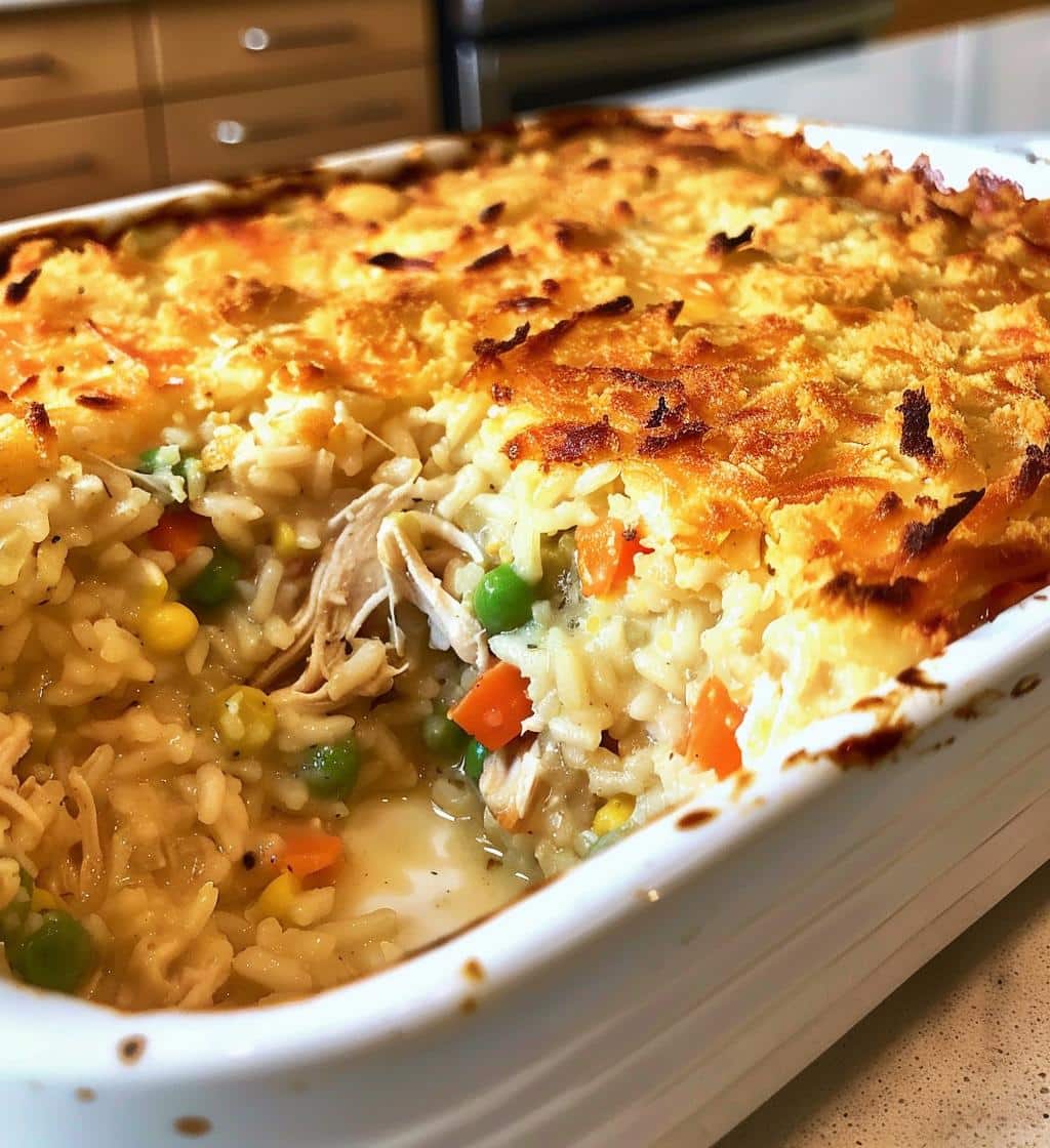 Chicken & Rice Casserole (Fast Version)