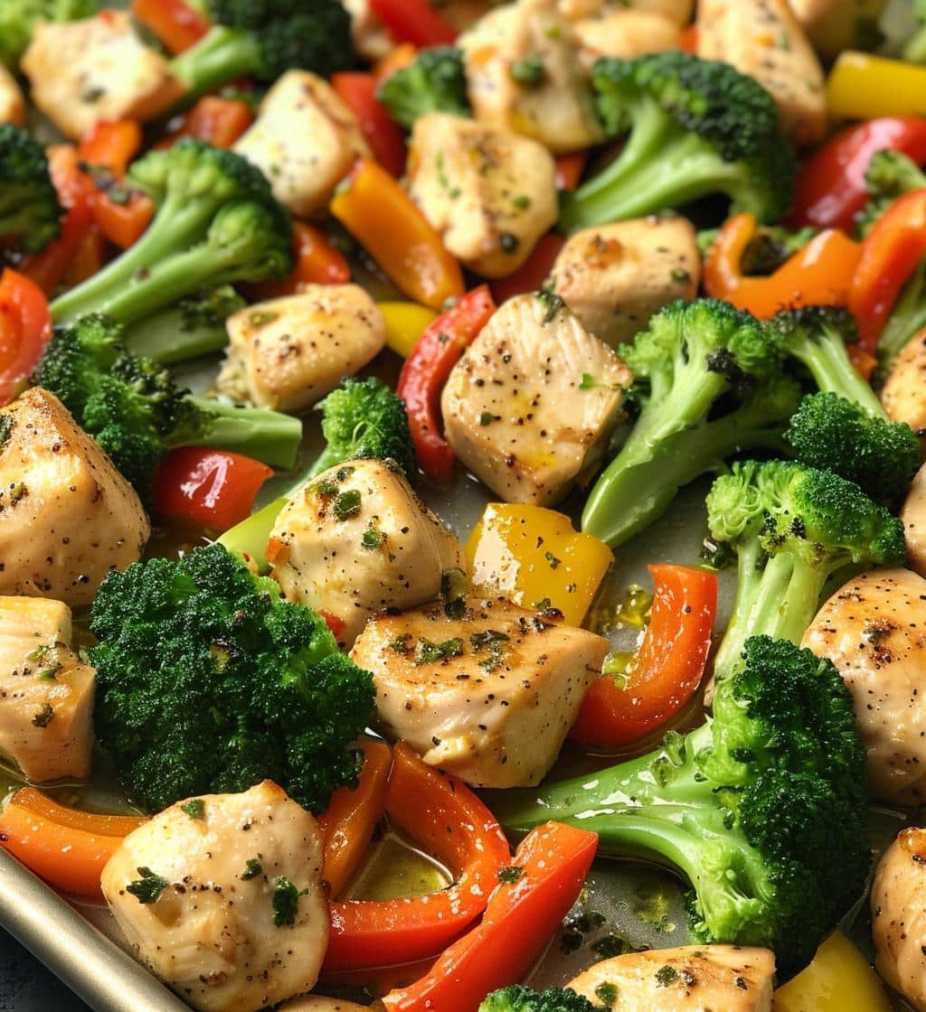 Chicken & Veggie Sheet Pan Dinner