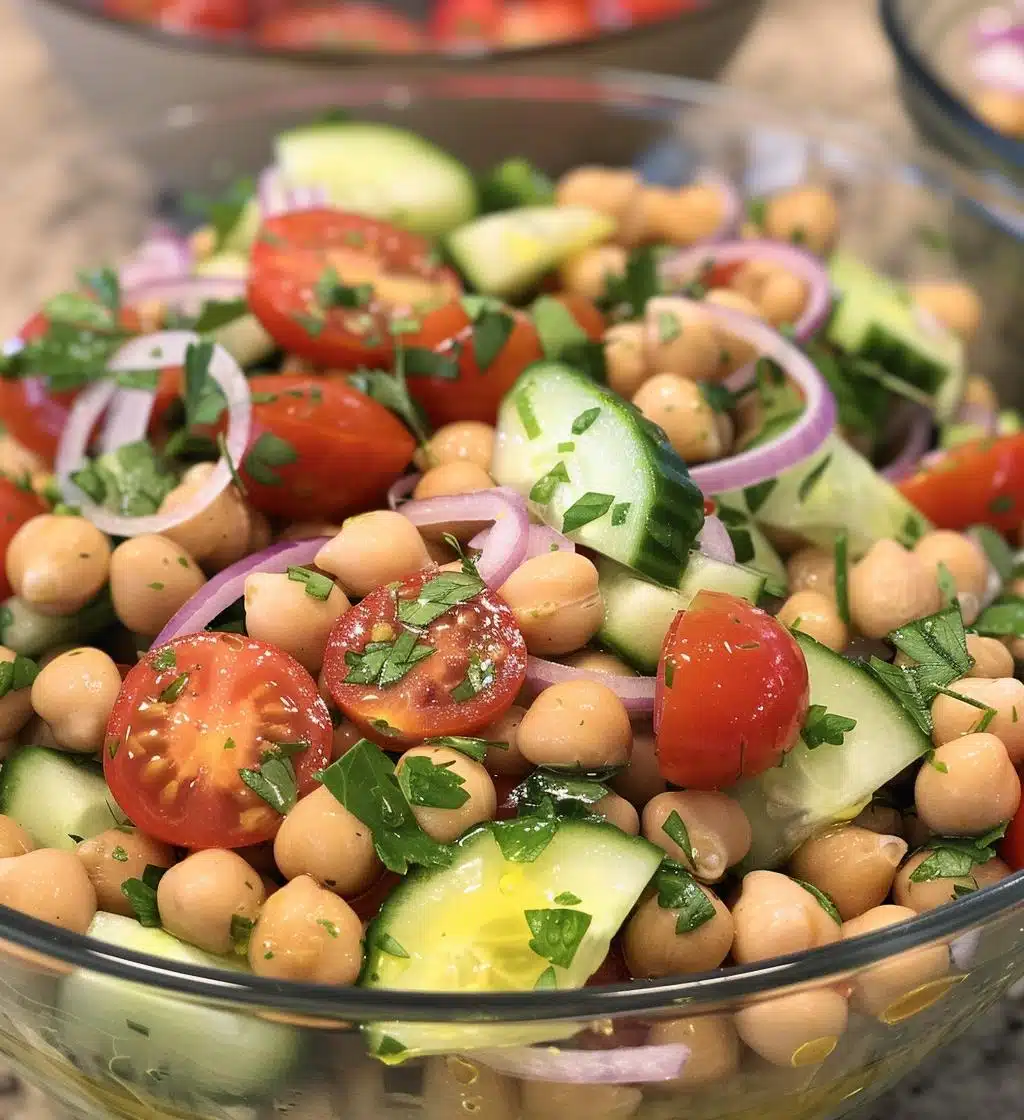 Chickpea Bean Salad - detail 1