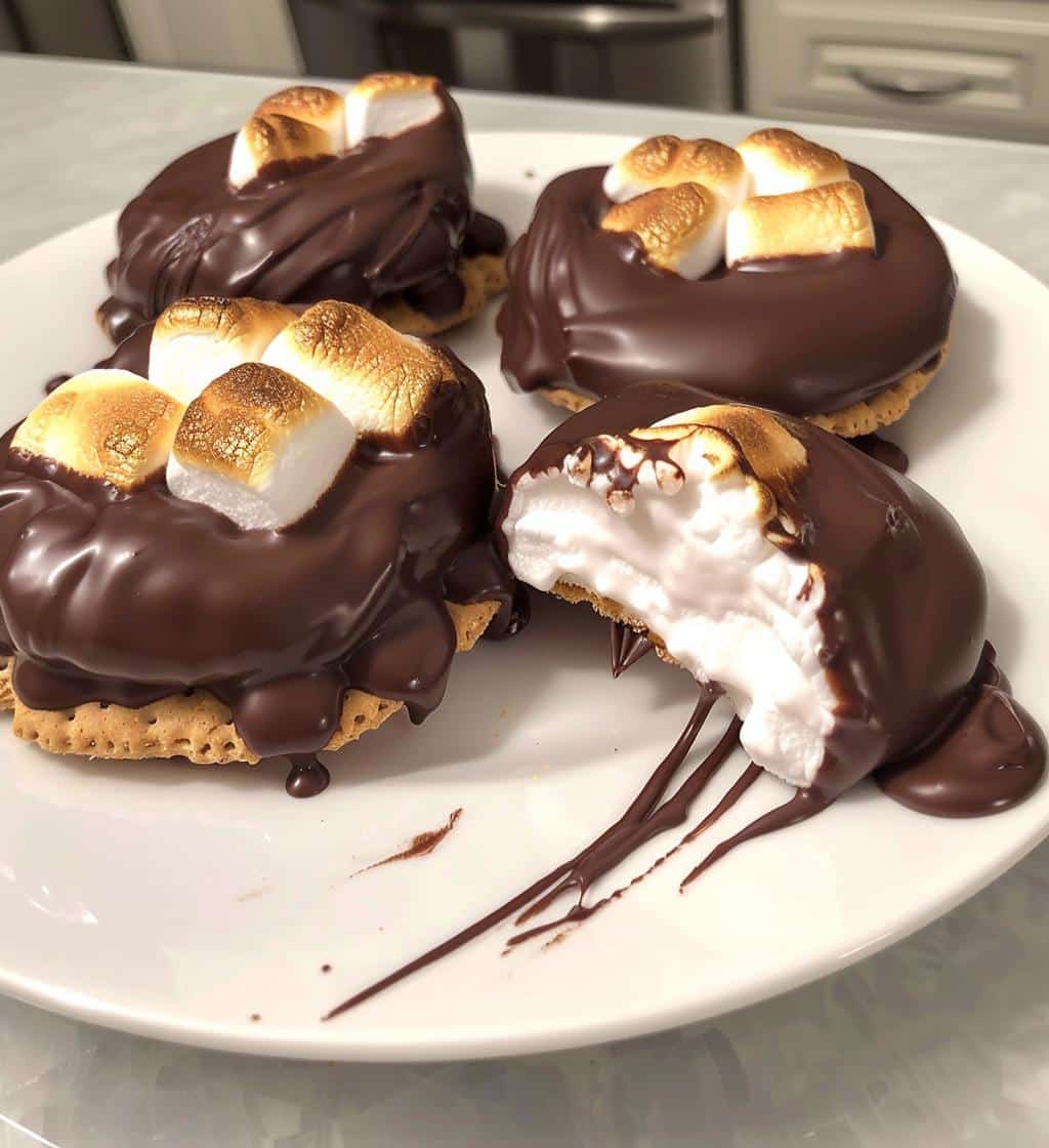 Chocolate Dipped S’mores