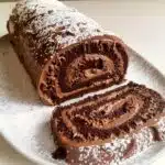 Chocolate yule log