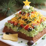 Christmas Tree Taco Dip