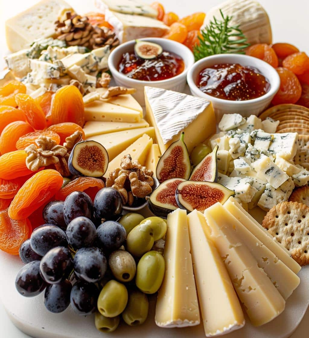 Christmas cheese board - detail 1