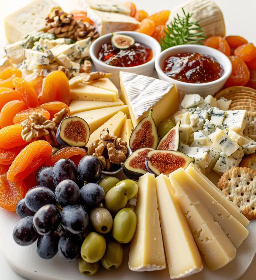 Christmas cheese board - detail 1