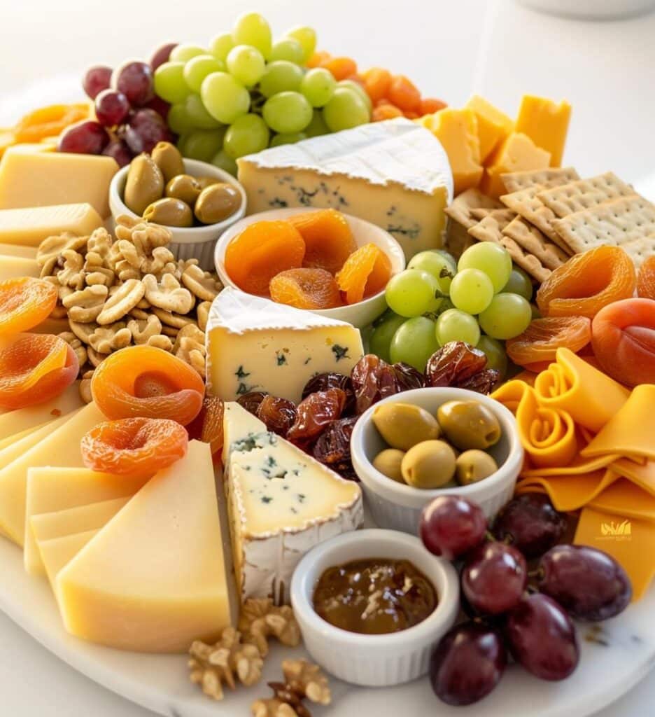 Christmas cheese board