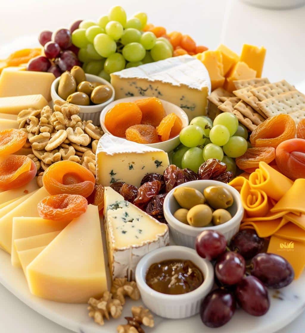 Christmas cheese board