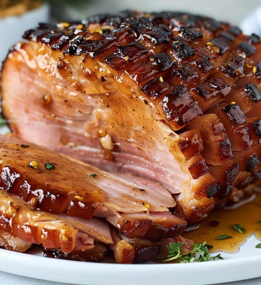 Christmas ham - detail 1