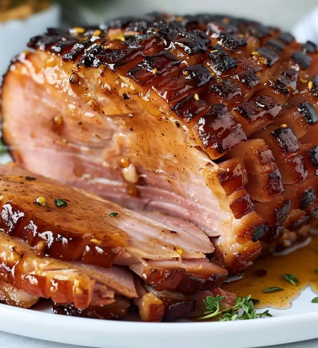 Christmas ham - detail 1