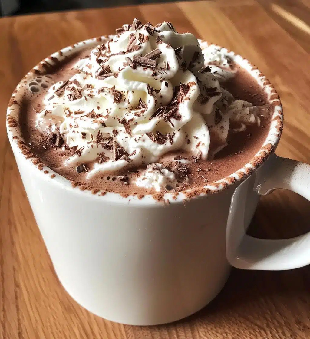 Christmas hot chocolate - detail 1