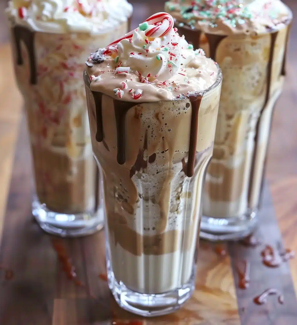 Christmas milkshakes