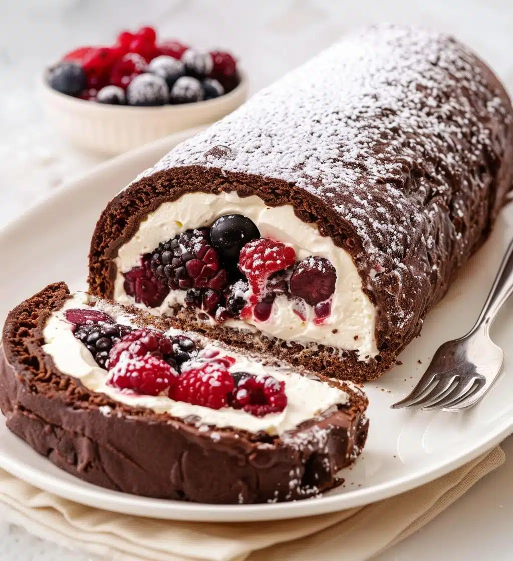 Christmas roulade