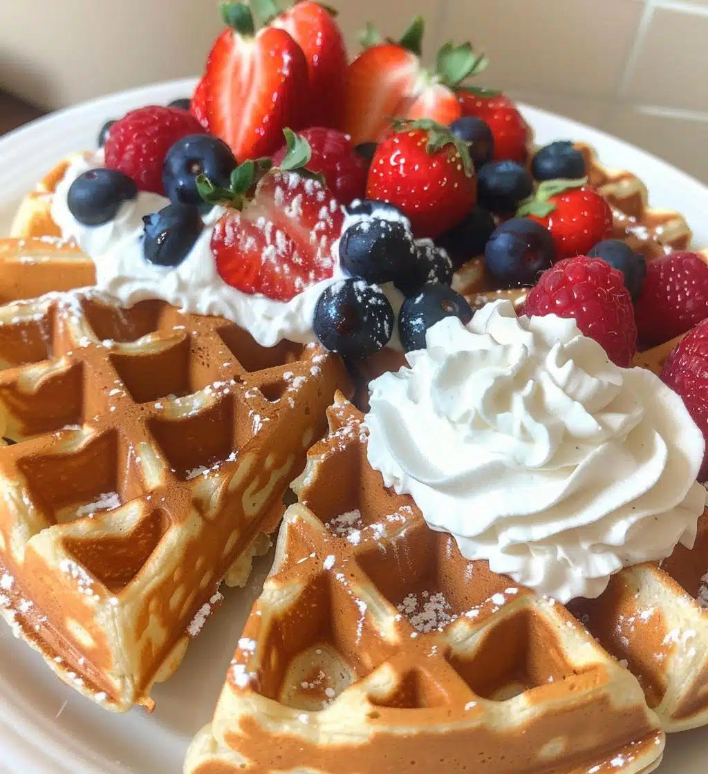 Christmas waffles - detail 1