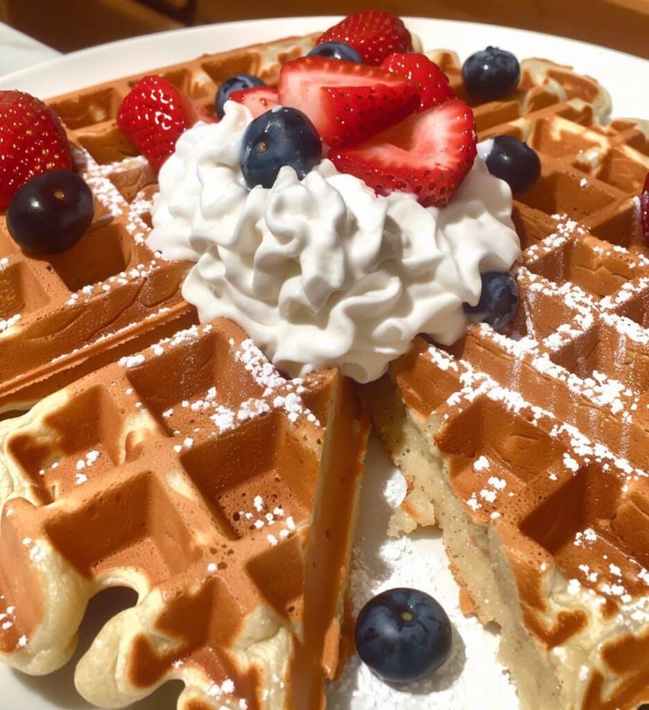 Christmas waffles