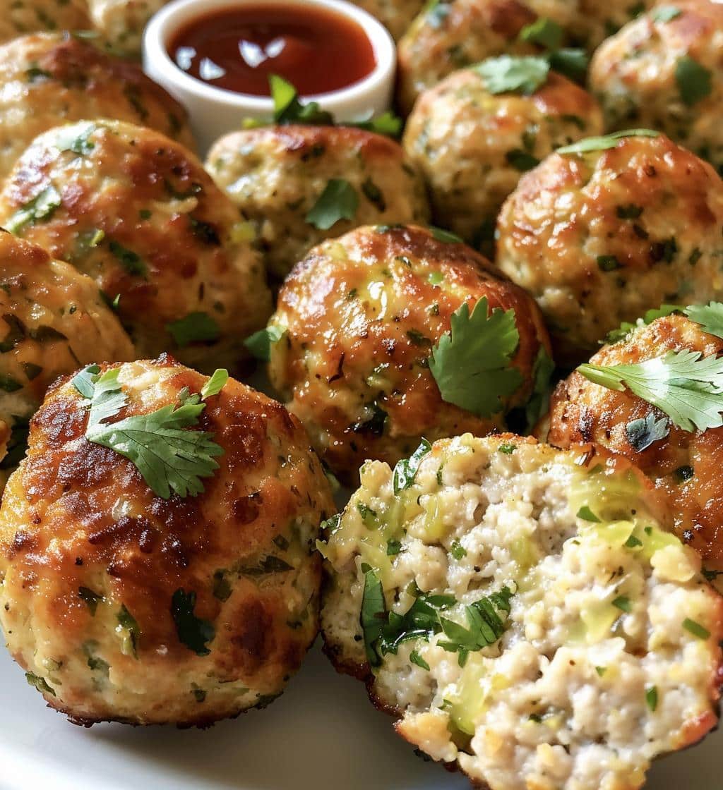 Cilantro Lime Turkey Meatballs