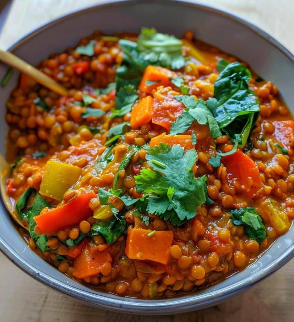 Coconut-Free Thai Red Lentil Curry