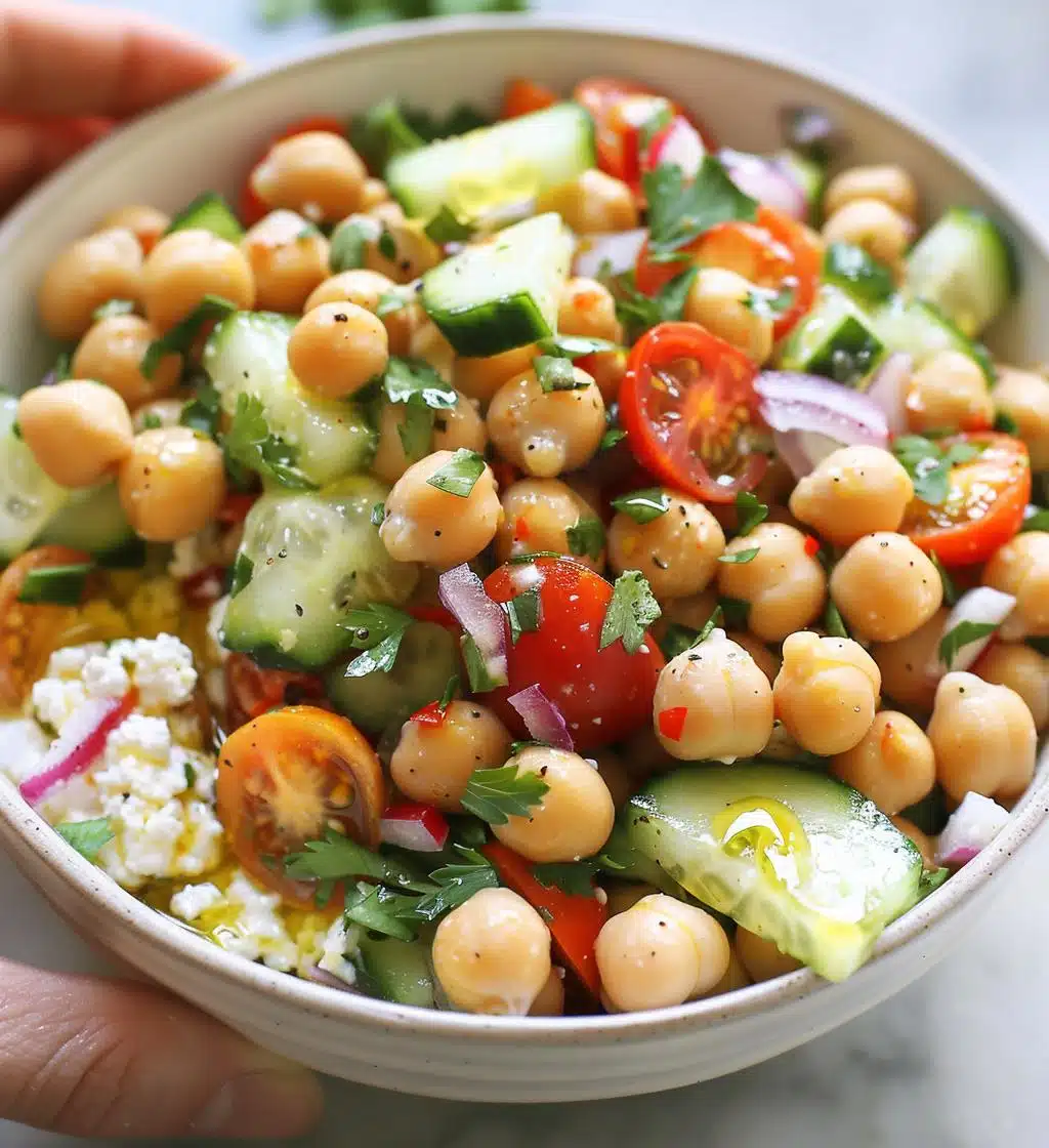 Cottage Cheese Chickpea Salad Bowl - detail 1