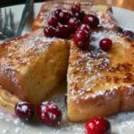 Cranberry French toast