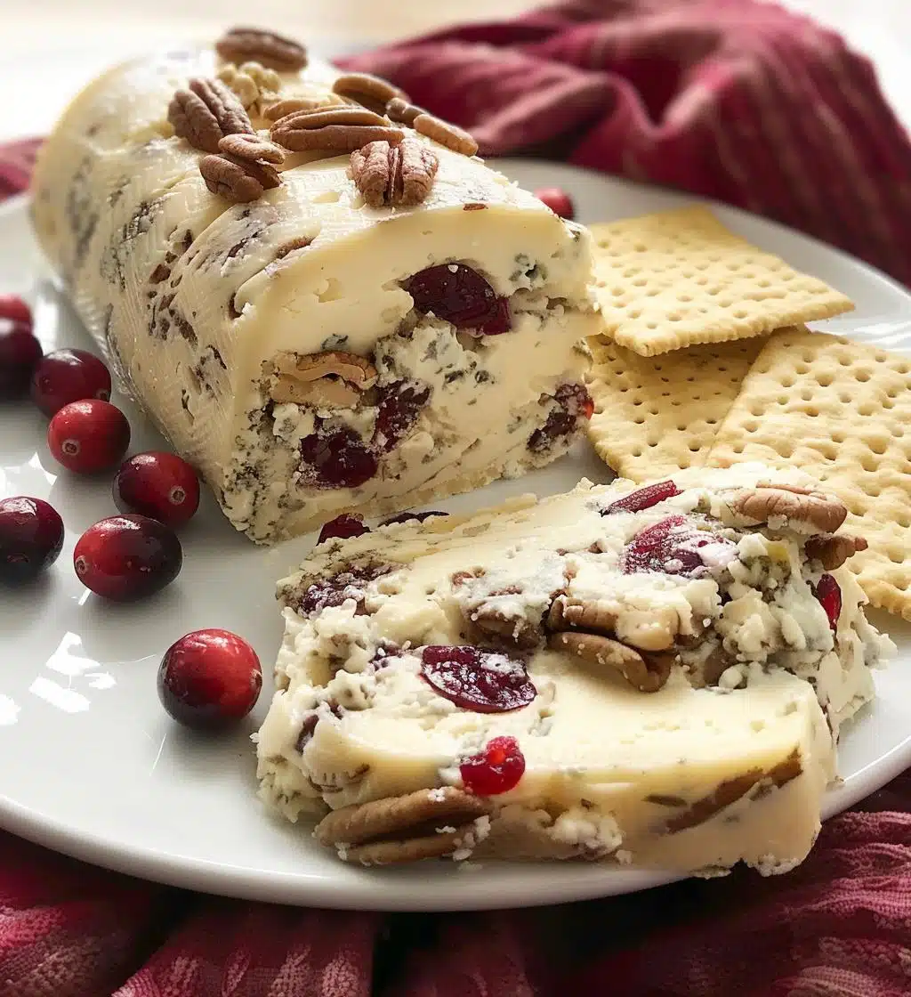 Cranberry Pecan Cheese Log - detail 1