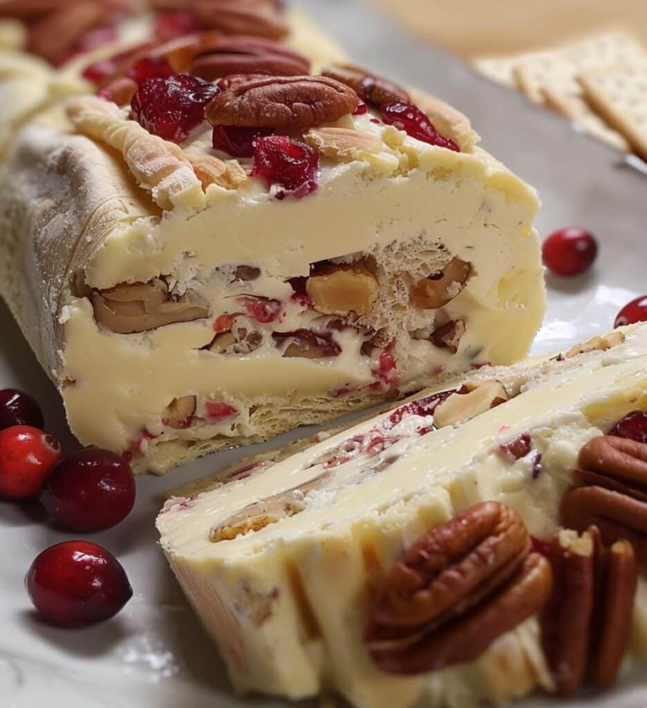 Cranberry Pecan Cheese Log