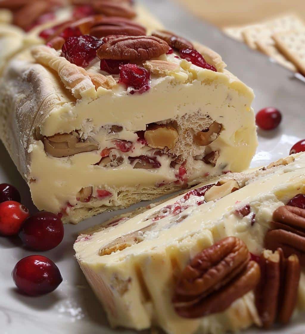 Cranberry Pecan Cheese Log