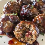Cranberry meatballs