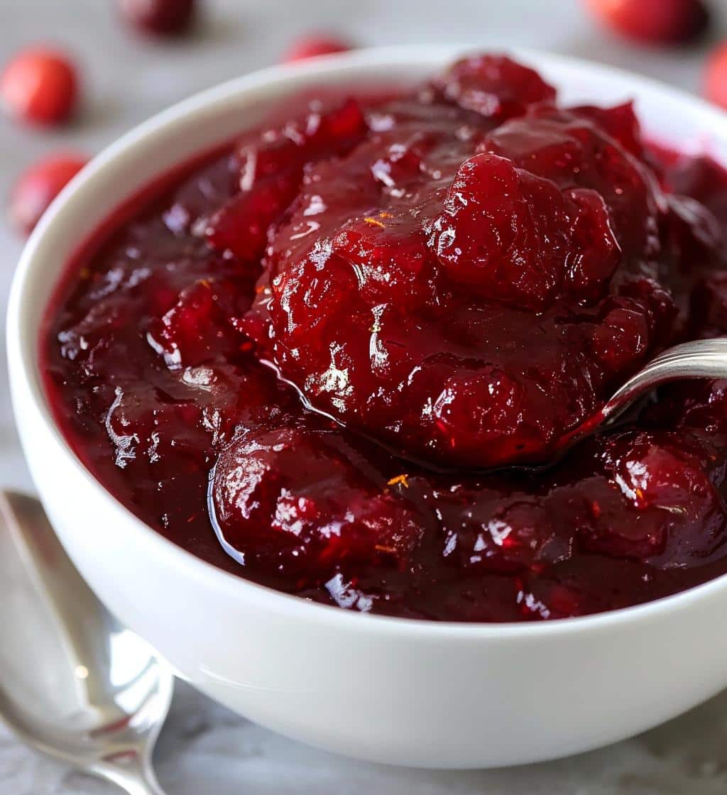 Cranberry sauce - detail 1