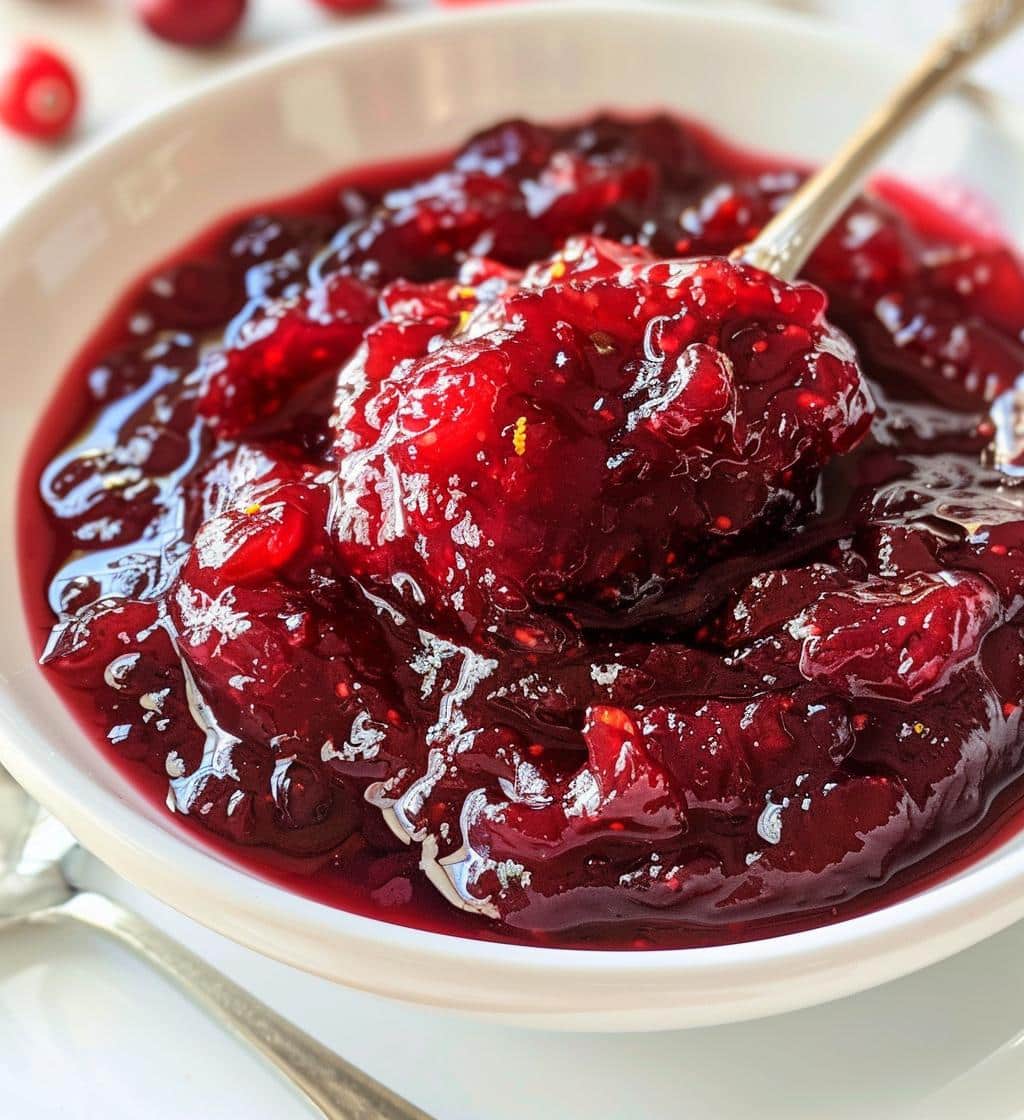 Cranberry sauce