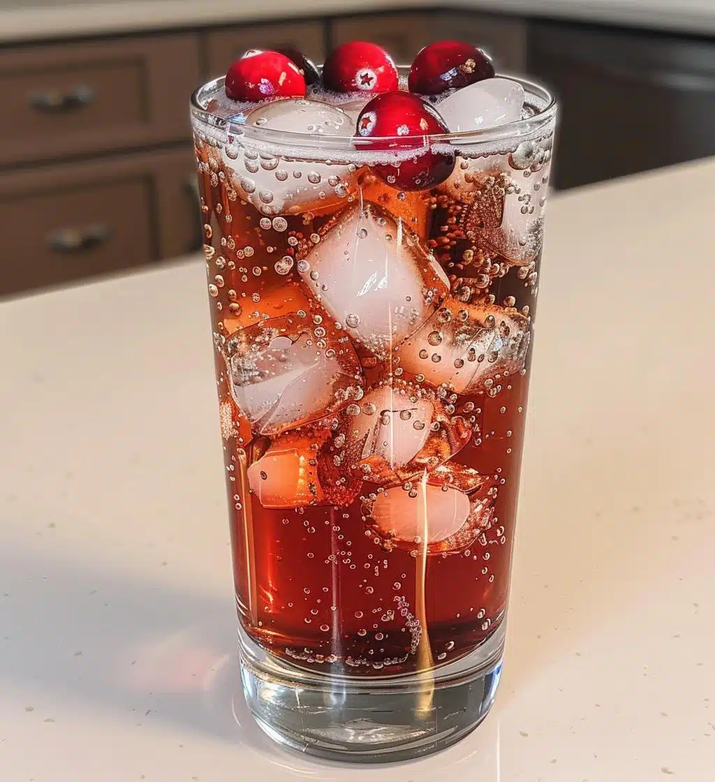 Cranberry spritzer - detail 1