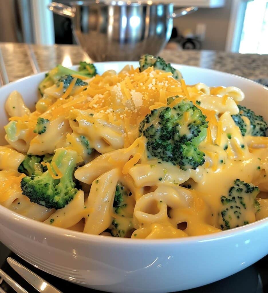 Creamy Broccoli Cheddar Pasta