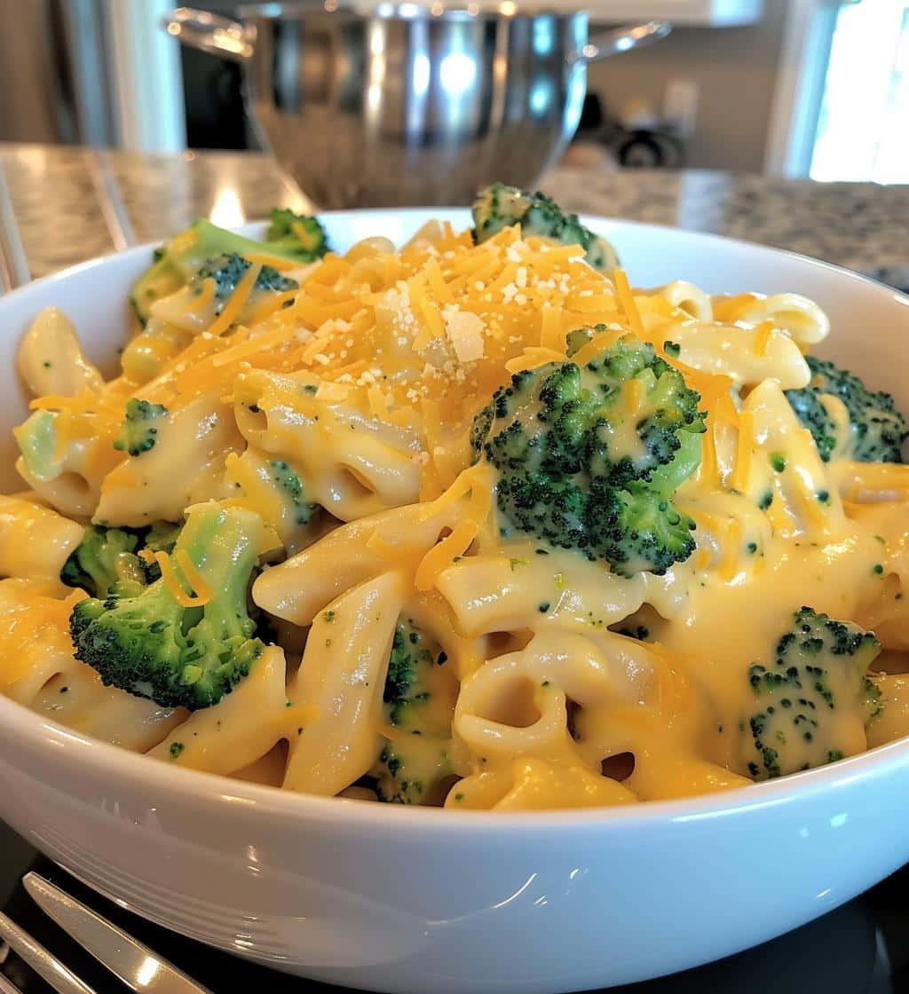 Creamy Broccoli Cheddar Pasta