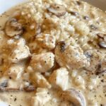 Creamy Chicken Mushroom Rice