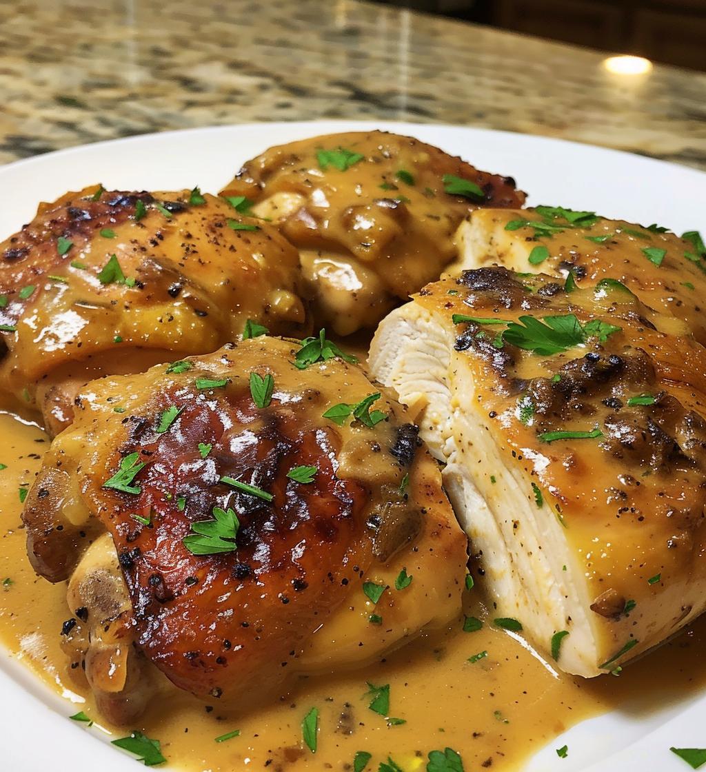 Creamy Garlic Chicken Thighs - detail 1