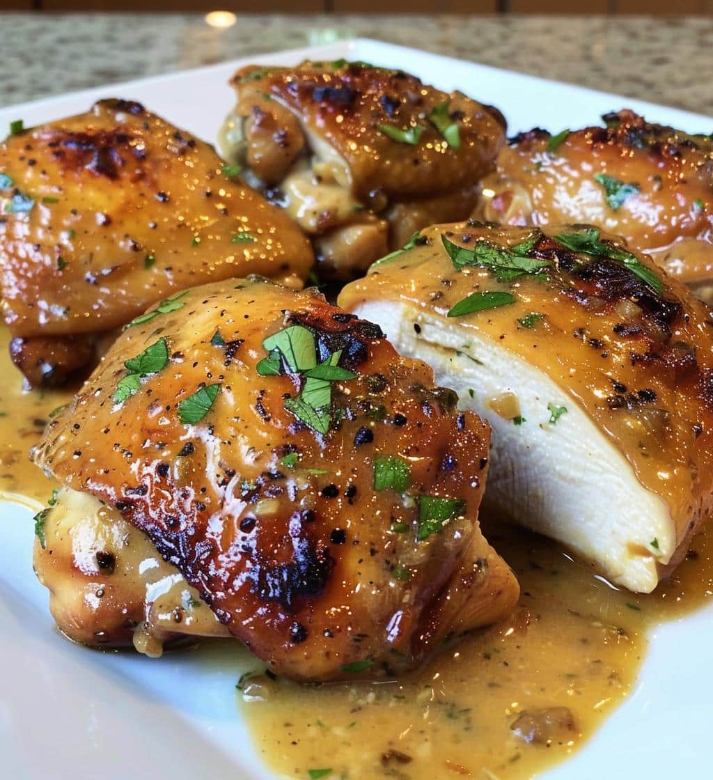 Creamy Garlic Chicken Thighs