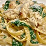 Creamy Spinach Chicken Pasta