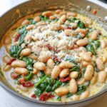 Creamy Tuscan White Bean Skillet