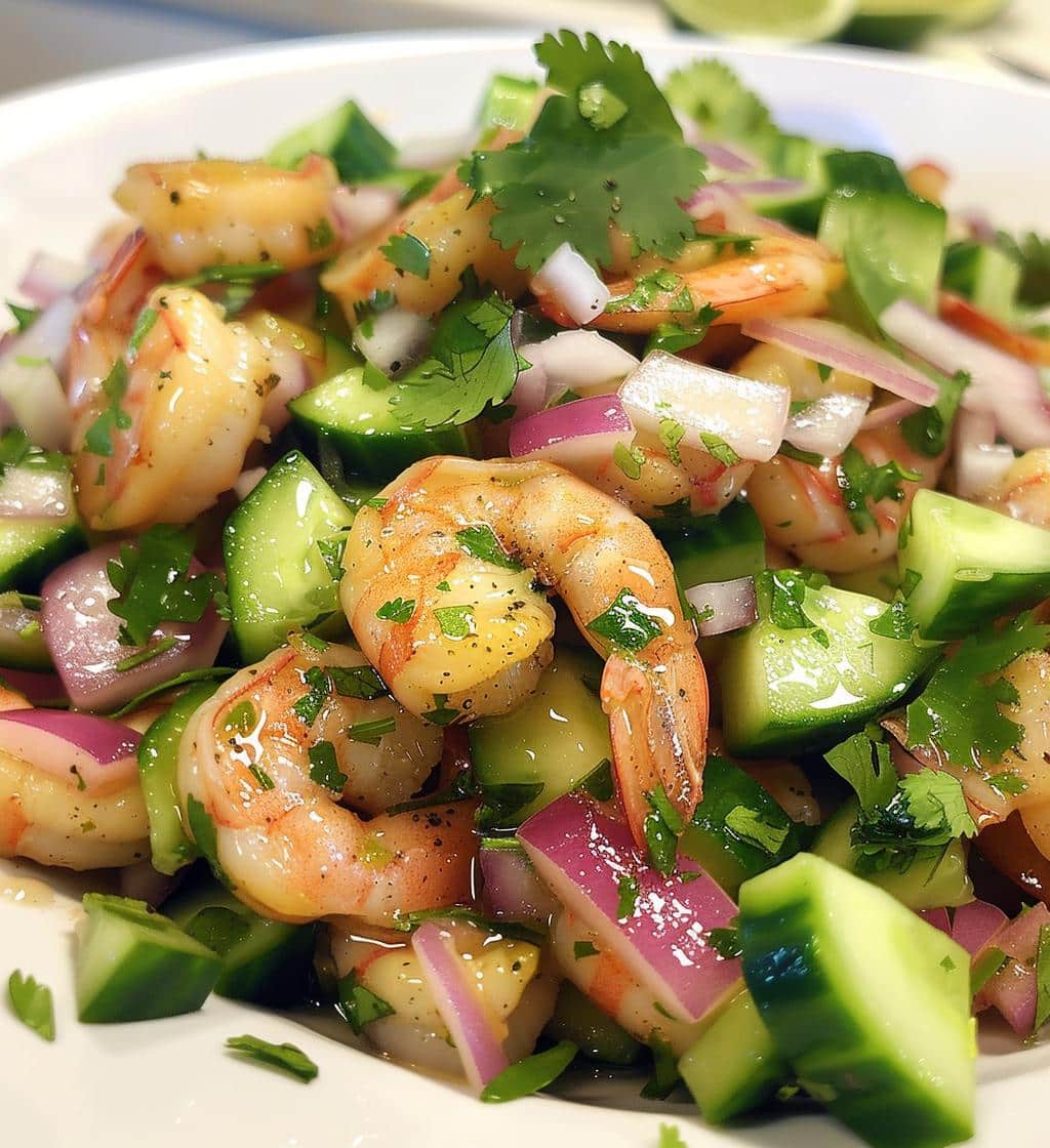 Cucumber Shrimp Salad