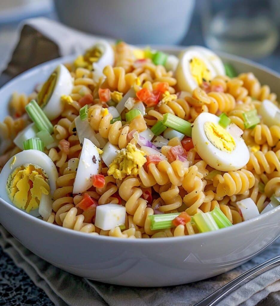 Deviled Egg Pasta Salad