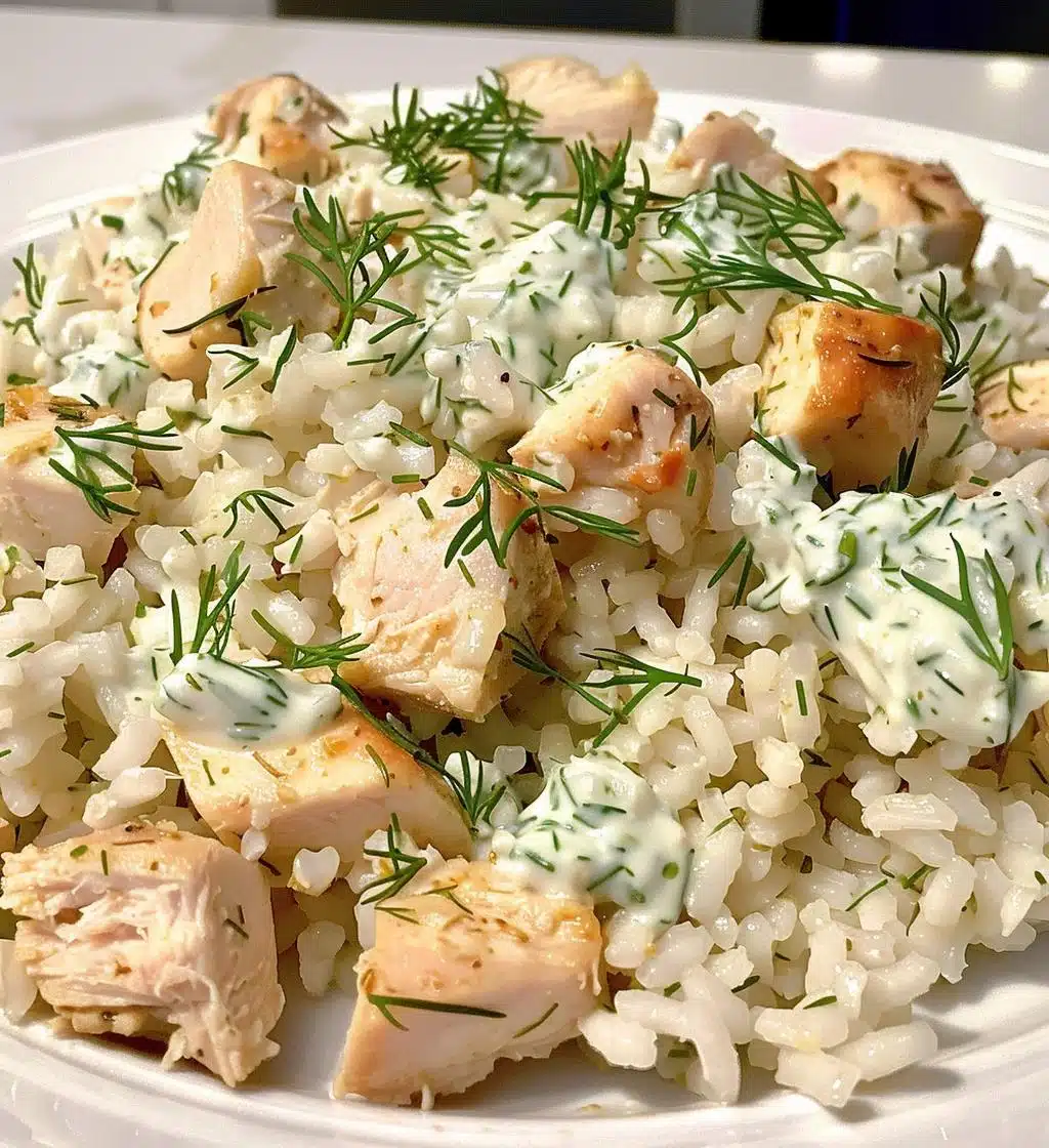 Dump-and-Bake Chicken Tzatziki Rice - detail 1