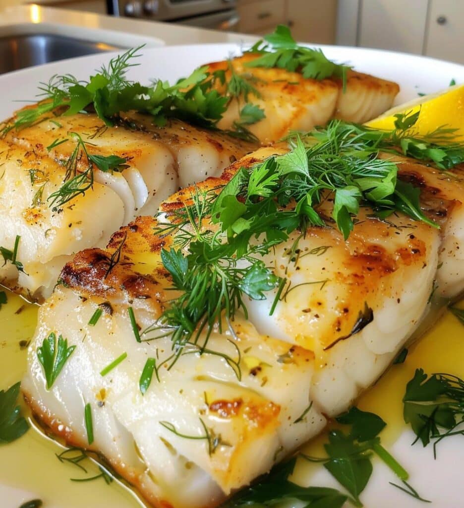 Easy Baked Fish with Herbs