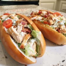 Easy Chopped Chicken Bacon Ranch Sandwich Recipe You'll Love