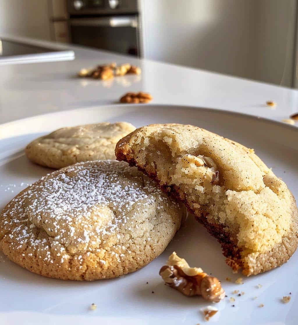 Eggnog cookies