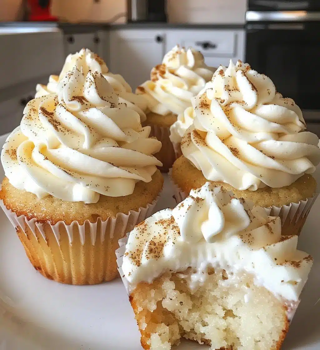 Eggnog cupcakes - detail 1