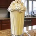 Eggnog milkshake