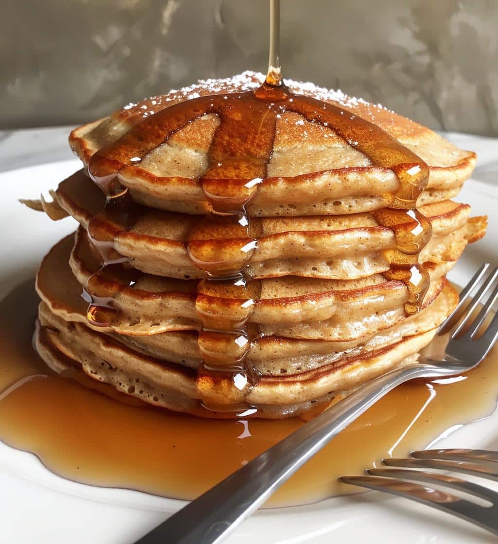 Eggnog pancakes - detail 1