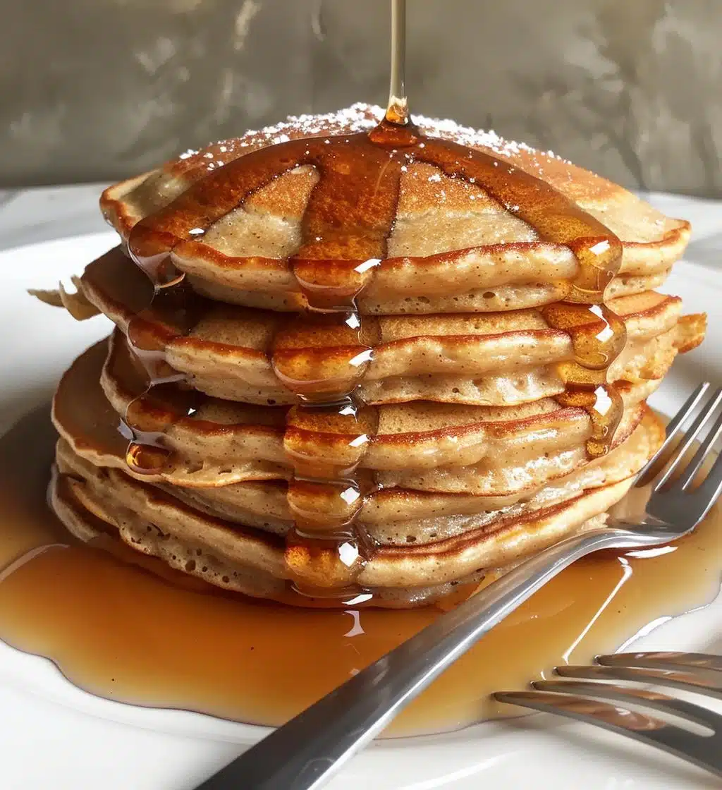 Eggnog pancakes - detail 1